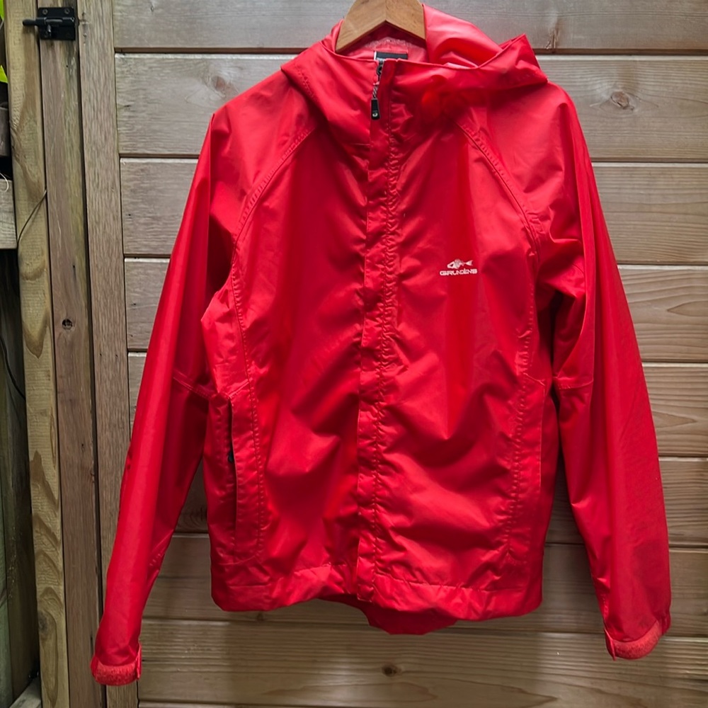 Grudens (gage) red raincoat - super waterproof